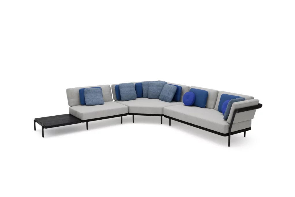 Sofa ogrodowa modułowa z kolekcji Flows marki Manutti Sunro Meble ogrodowe