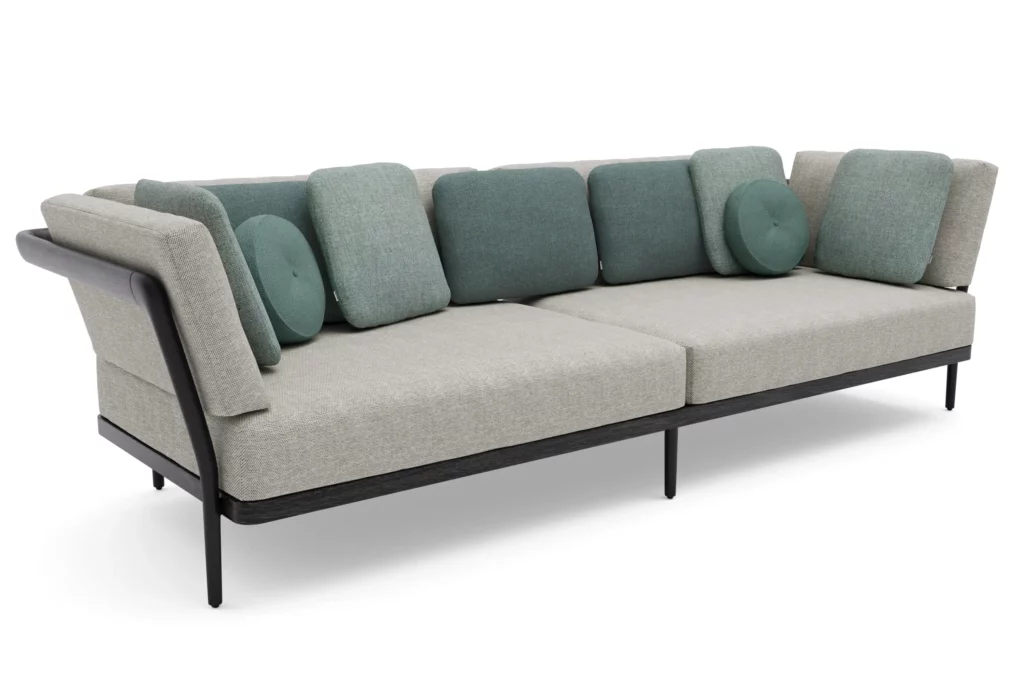 Sofa ogrodowa modułowa z kolekcji Flows marki Manutti Sunro Meble ogrodowe